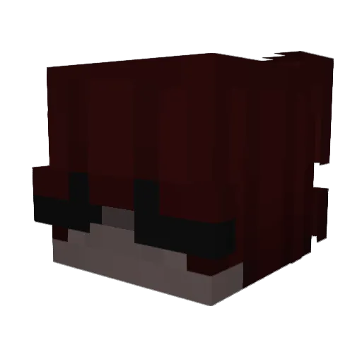 WetPickles_ Minecraft avatar head, 3D render