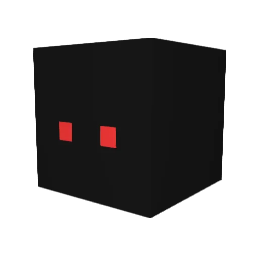 WetSign Minecraft avatar head, 3D render
