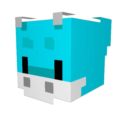 WetToast__ Minecraft avatar head, 3D render