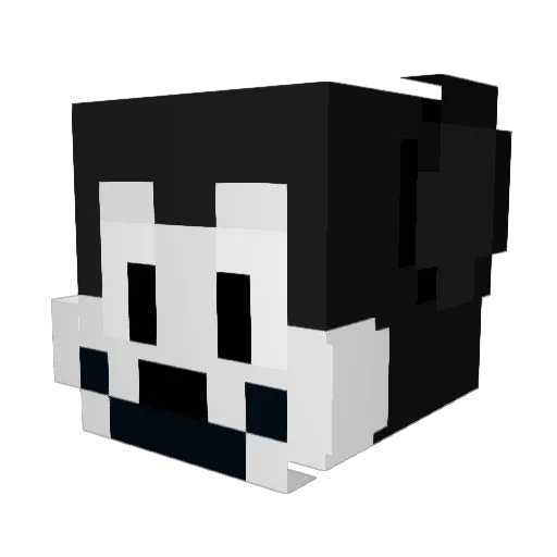 Wet_M3atloaf Minecraft avatar head, 3D render