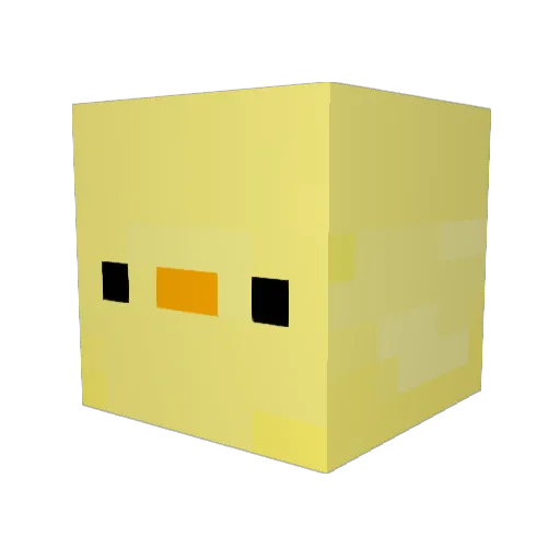 Wet_musterd Minecraft avatar head, 3D render