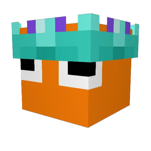 Wetjak5 Minecraft avatar head, 3D render