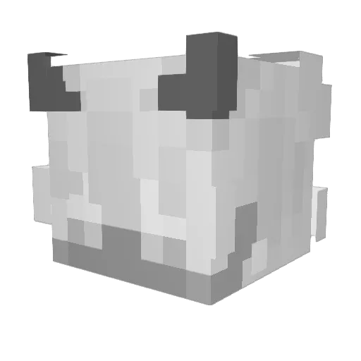 Wetles Minecraft avatar head, 3D render