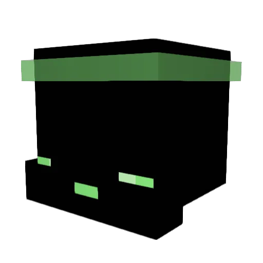 Wetsponge86 Minecraft avatar head, 3D render