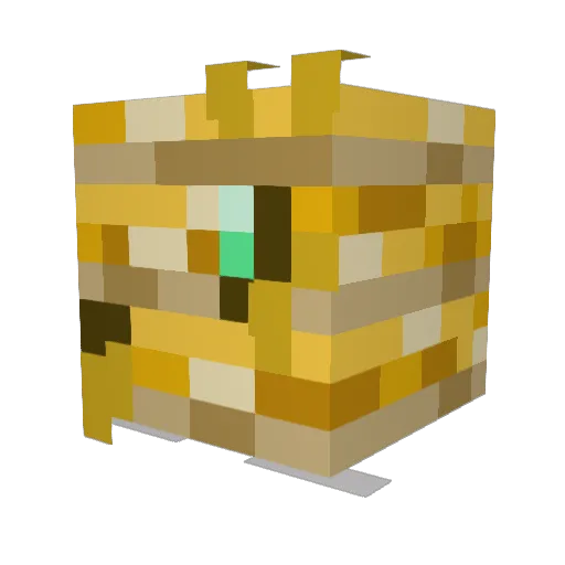 Wetworks60 Minecraft avatar head, 3D render