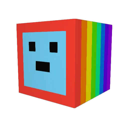 Wewesss Minecraft avatar head, 3D render