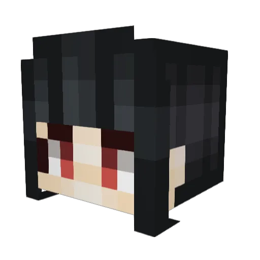 Wey5001 Minecraft avatar head, 3D render