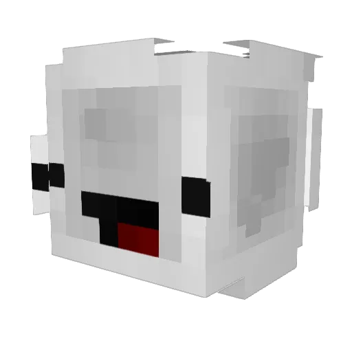 WezerMan Minecraft avatar head, 3D render