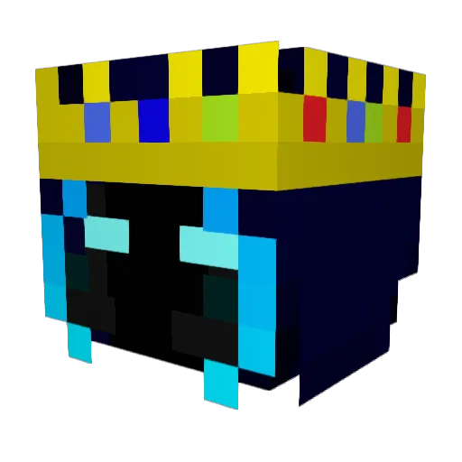 Wezerby Minecraft avatar head, 3D render