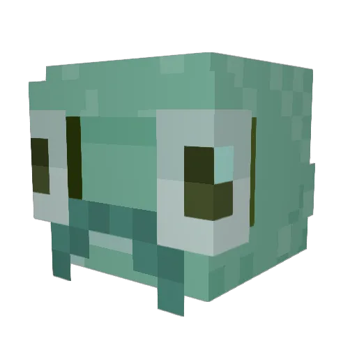 Wezley86 Minecraft avatar head, 3D render