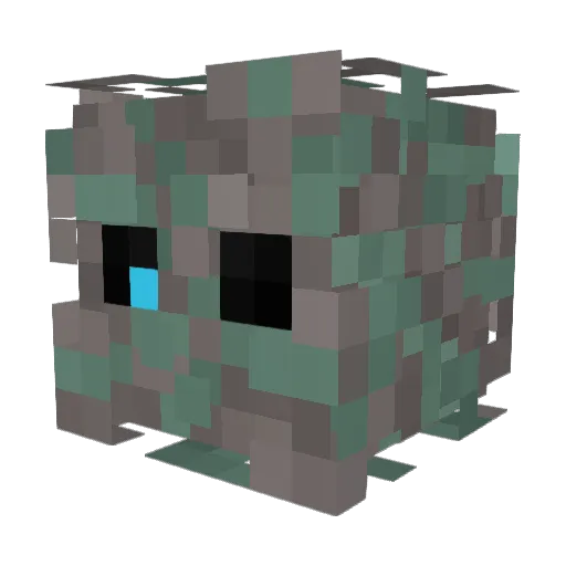 Wezzi Minecraft avatar head, 3D render