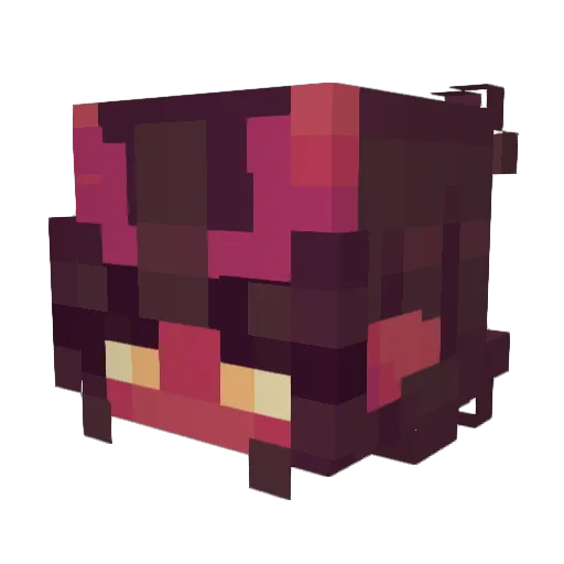 Wffled Minecraft avatar head, 3D render