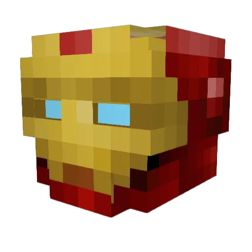 Wh1plash2 Minecraft avatar head, 3D render