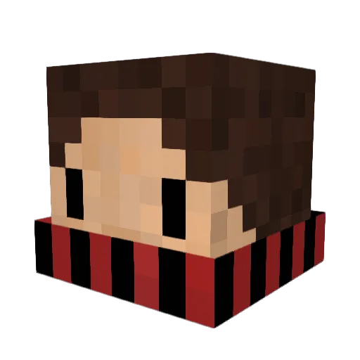 WhSc2 Minecraft avatar head, 3D render