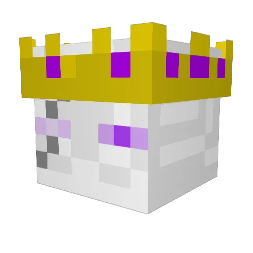WhaitEnder Minecraft avatar head, 3D render