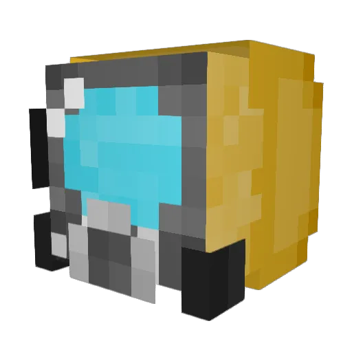 Whalks Minecraft avatar head, 3D render
