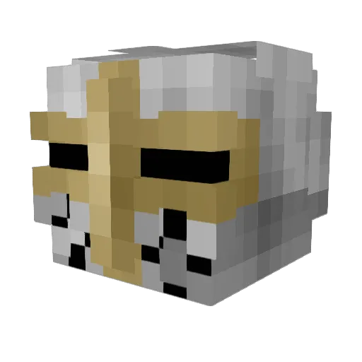 Wharak Minecraft avatar head, 3D render