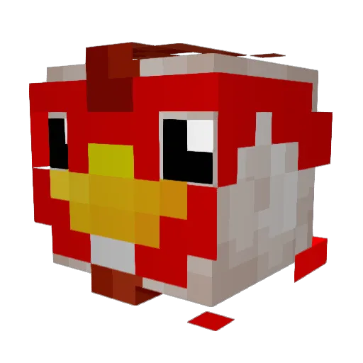 Wharrg_34 Minecraft avatar head, 3D render