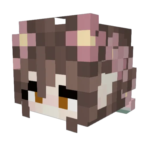 WhatAPumpkin Minecraft avatar head, 3D render