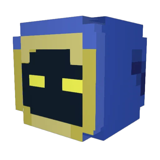 WhatKnot42 Minecraft avatar head, 3D render
