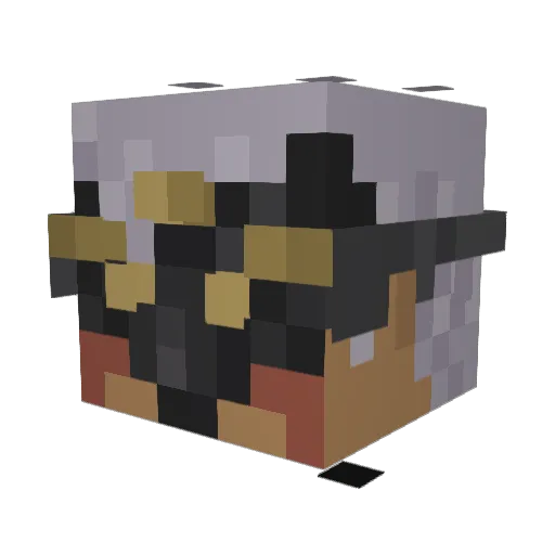 WhatSogg Minecraft avatar head, 3D render