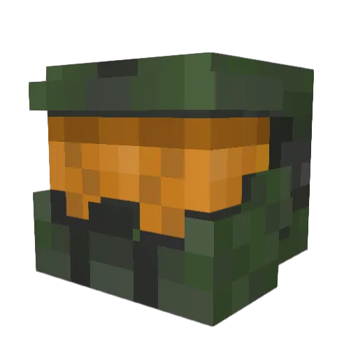 WhatUpGMane Minecraft avatar head, 3D render