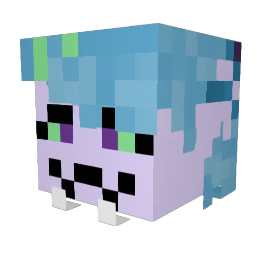 WhatWasThat_User Minecraft avatar head, 3D render