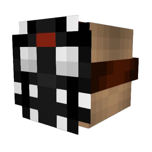 WhatYouEgg Minecraft avatar head, 3D render