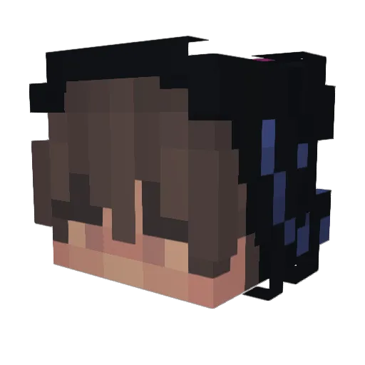 Whatheck01 Minecraft avatar head, 3D render