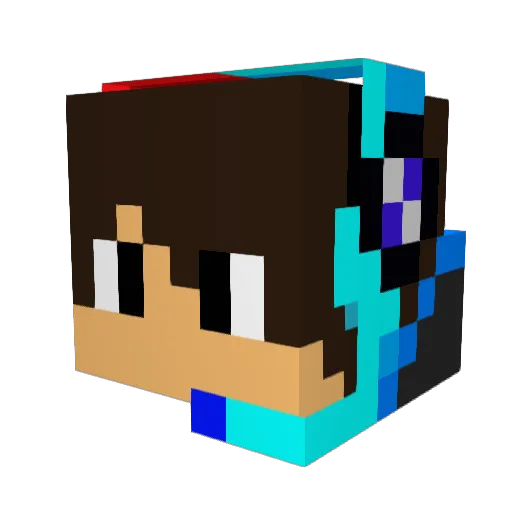 Whatnamechoose Minecraft avatar head, 3D render