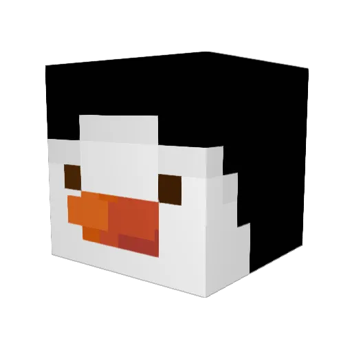 WhatsHisFace120 Minecraft avatar head, 3D render
