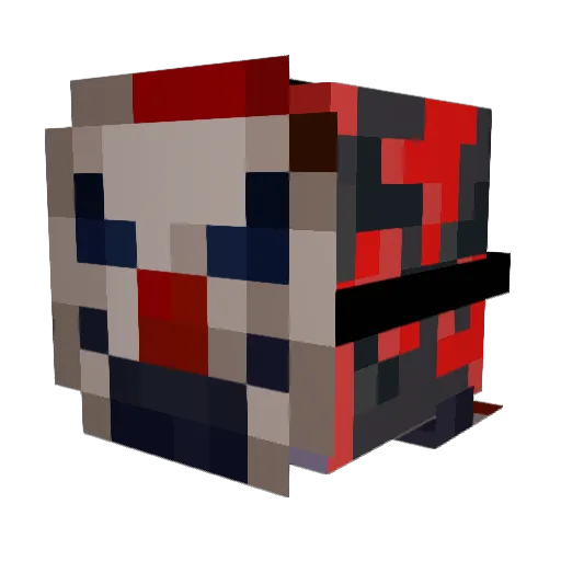 WhatsQuackin Minecraft avatar head, 3D render