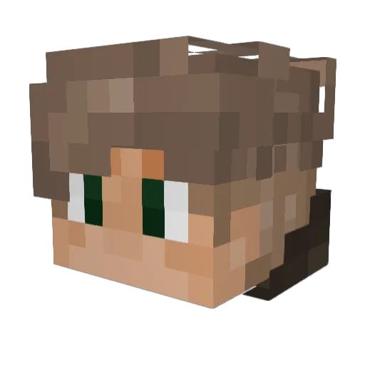 Whats_wrong_T Minecraft avatar head, 3D render