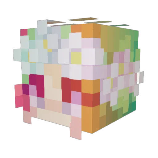 Whatthehecky135 Minecraft avatar head, 3D render