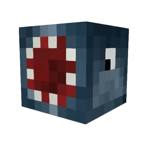 WheatPharmer Minecraft avatar head, 3D render