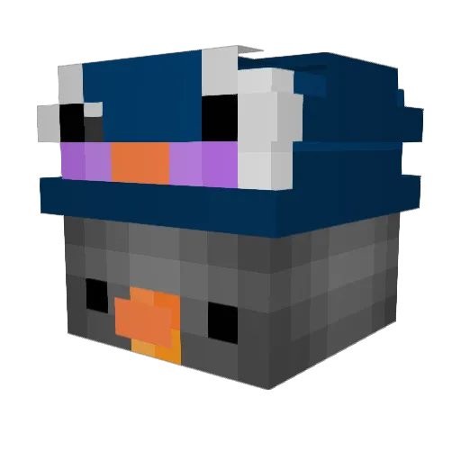 Wheat_Pigeon Minecraft avatar head, 3D render