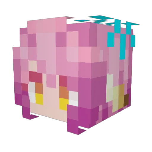 Wheat_Tail Minecraft avatar head, 3D render