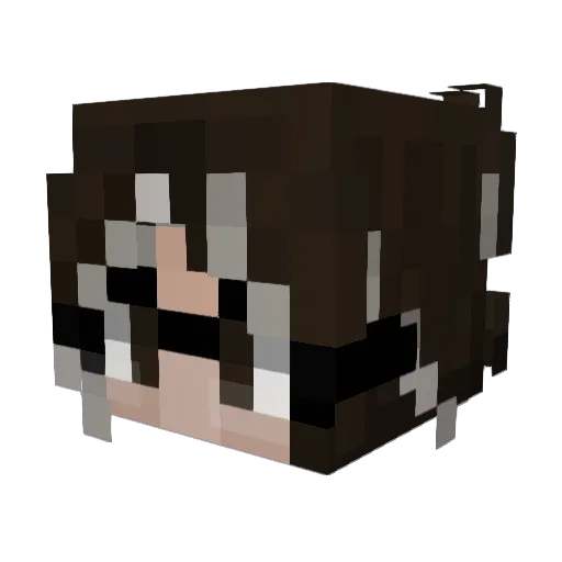 WheatleyLover08 Minecraft avatar head, 3D render