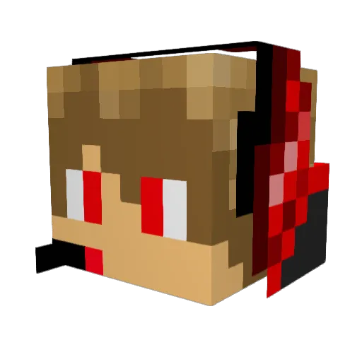 Wheeljack216 Minecraft avatar head, 3D render
