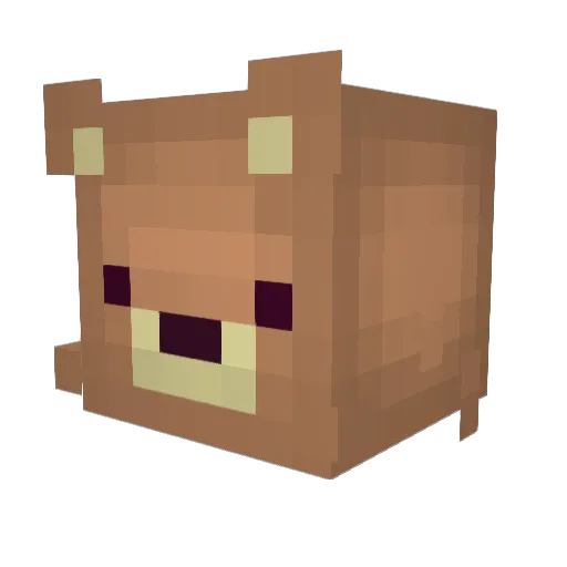 Wheepy Minecraft avatar head, 3D render