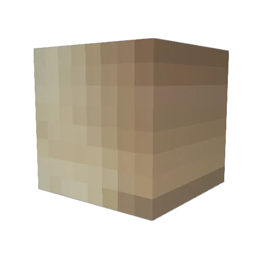 WhenYouFly Minecraft avatar head, 3D render