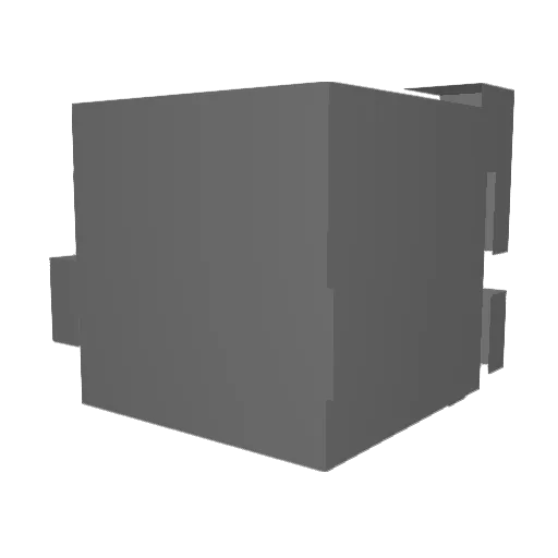When_ Minecraft avatar head, 3D render