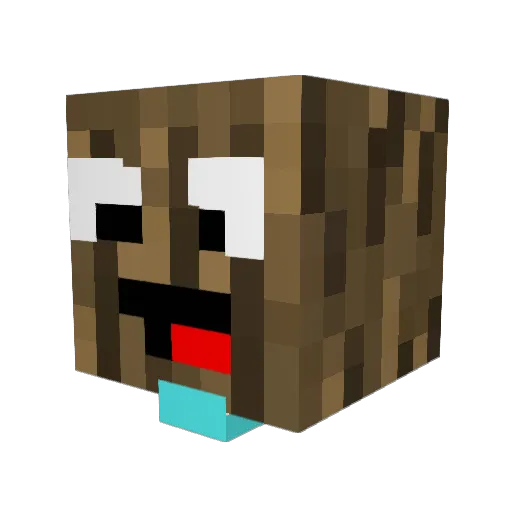 WhereIsTheRamp Minecraft avatar head, 3D render