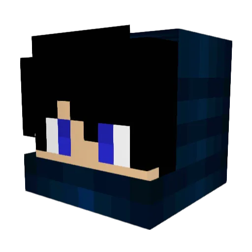 WheresChasee Minecraft avatar head, 3D render