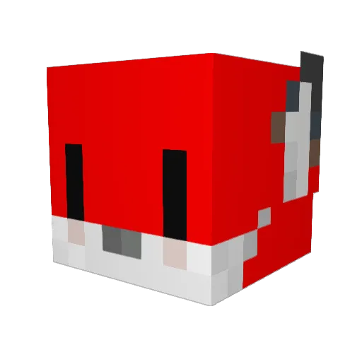 WheresTheLego Minecraft avatar head, 3D render