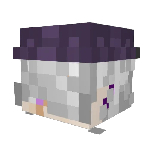 WheresTheMilkDad Minecraft avatar head, 3D render