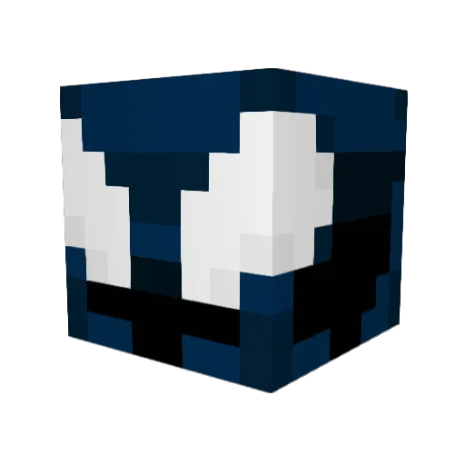 WherezPerry Minecraft avatar head, 3D render