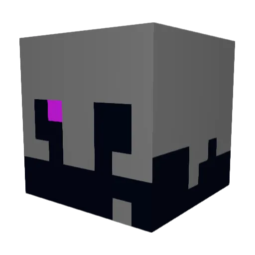 WhetGamer Minecraft avatar head, 3D render