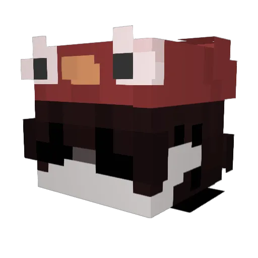 Whgcde Minecraft avatar head, 3D render