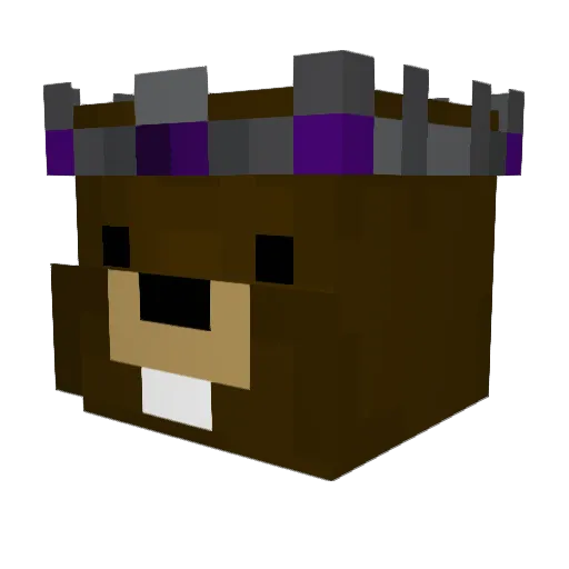 WhiffWizard_ Minecraft avatar head, 3D render